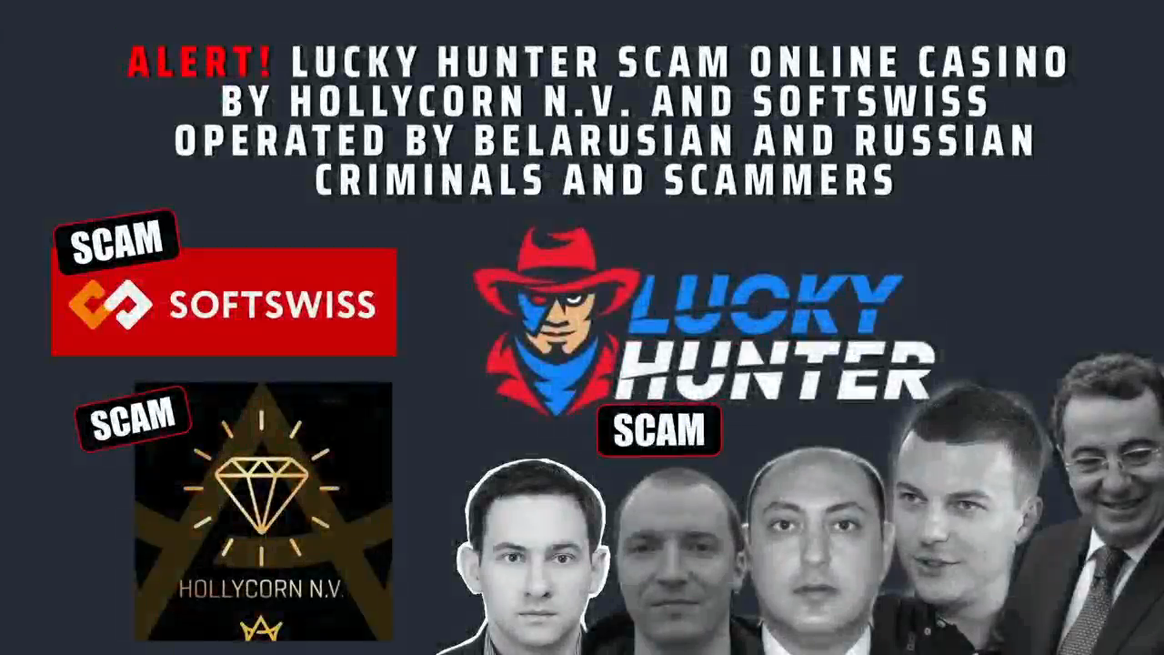 Luckyhunter - softswiss scam - Casino by Softswiss